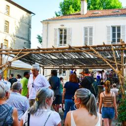pergola en bambou