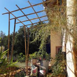 pergola simple bambou