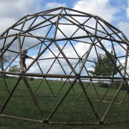 dome geodesique bambou piped
