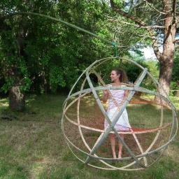 Land-art bambou festival jeux