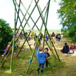Tour hyperboloîde festival jeu enfants
